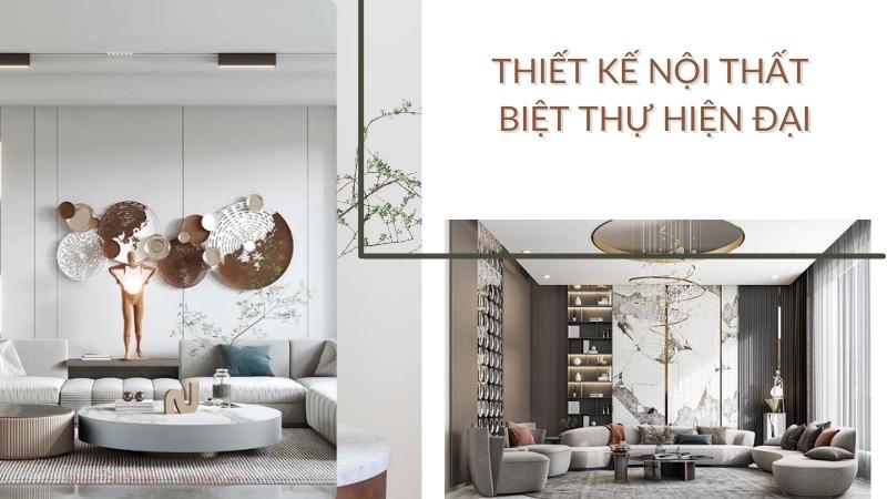 Thiết kế nội thất biệt thự hiện đại